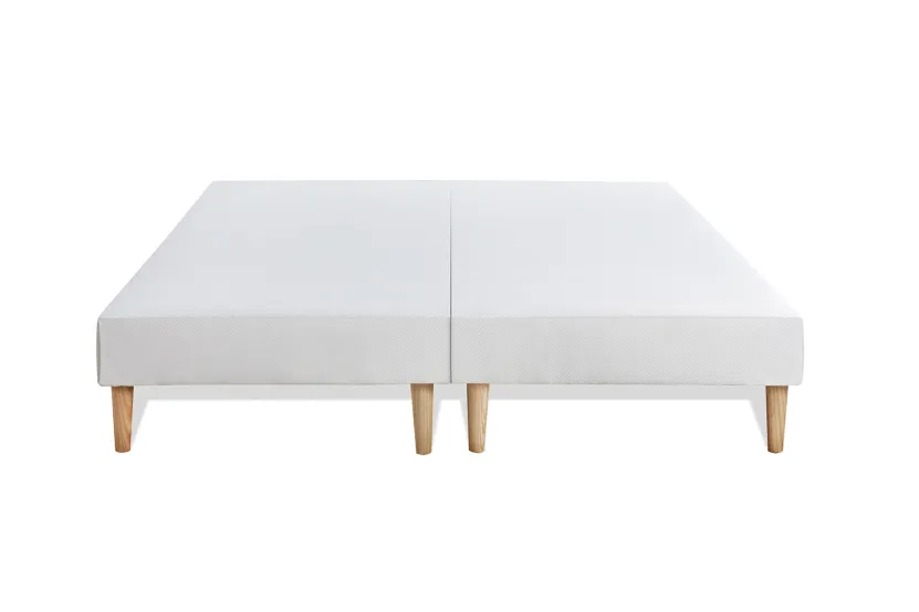 Pack lit complet 160x200 cm - Matelas + 2 Sommiers Blancs + 2 oreillers + Couette - Flexy