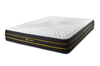 Matelas 120x190 cm Mémoire de forme et Micro ressorts ensachés - Ultra