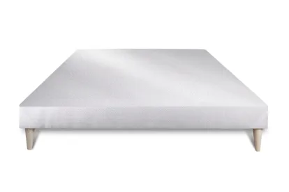 Ensemble Matelas Sommier 160x200 cm - Sommier Blanc (déjà monté) - Soft