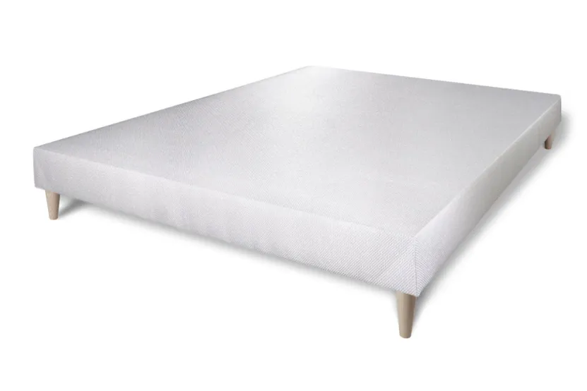 Ensemble Matelas Sommier 140x190 cm - Sommier Blanc (déjà monté) - Ultra