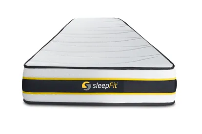 Matelas 100x190 cm Ressorts ensachés et Mémoire de forme - Flexy